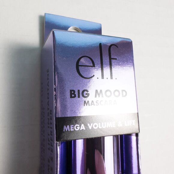 5/$20 Elf Big Mood Mascara Volumizing Pitch Black Full Size 0.3 fl oz NIB - Picture 8 of 12